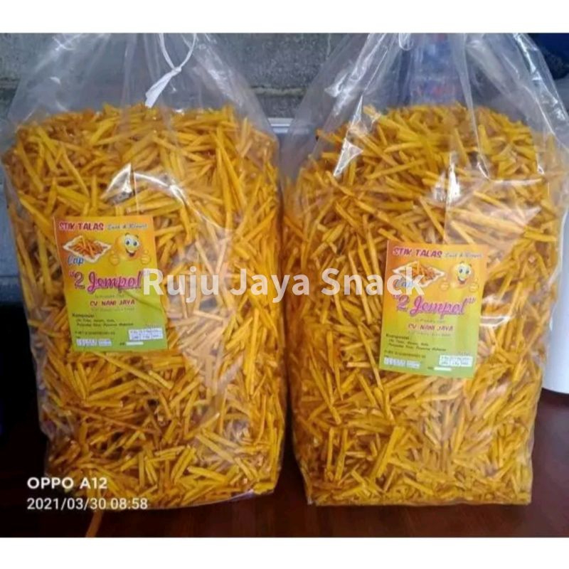 

KERIPIK STIK TALAS KUNING GURIH RENYAH 1KG