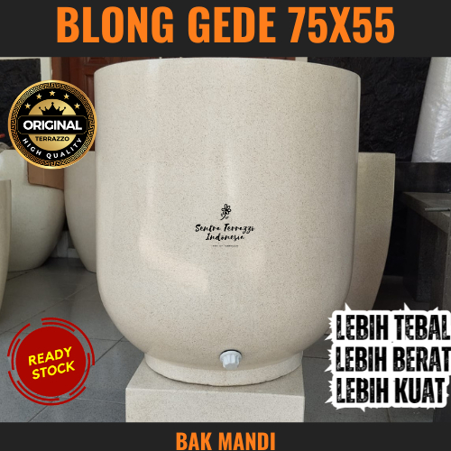 Gentong Mandi Besar / Bak Mandi Jumbo / Bak Mandi Teraso / Terazo / Bak Mandi Minimalis Murah
