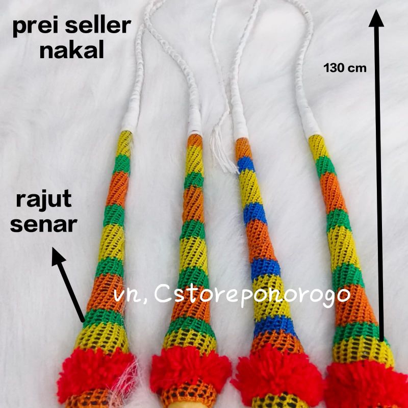 PECUT NJALIN RAJUT SENAR KEPANG ASLI / pecut tari / pecut rotan / pecut bopo / pecut / barongan / ba