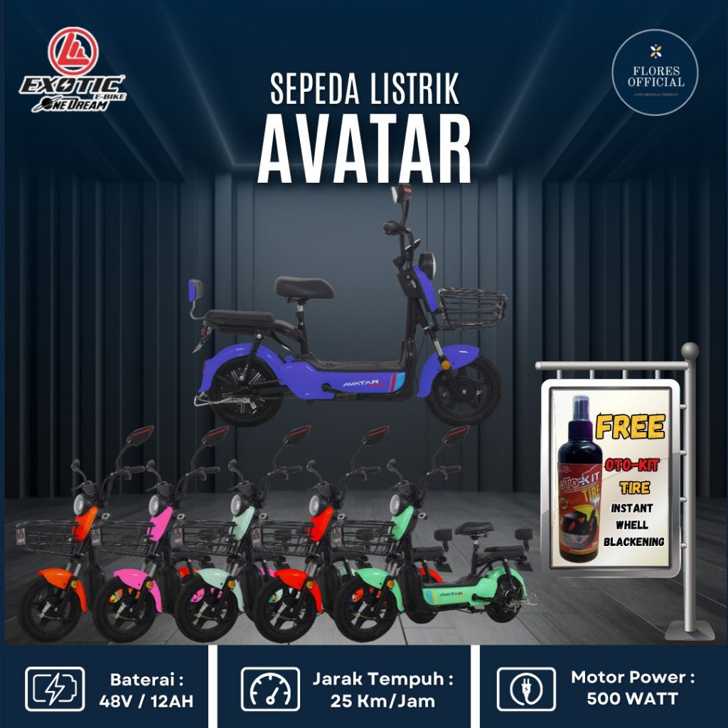NEW Sepeda Listrik Exotic AVATAR by Pacific
