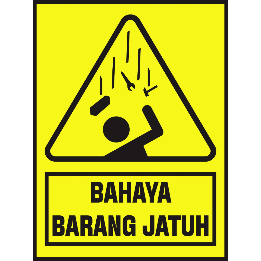 

STAR++ STICKER & ACP SIGN RAMBU K3 SAFETY BAHAYA BARANG JATUH