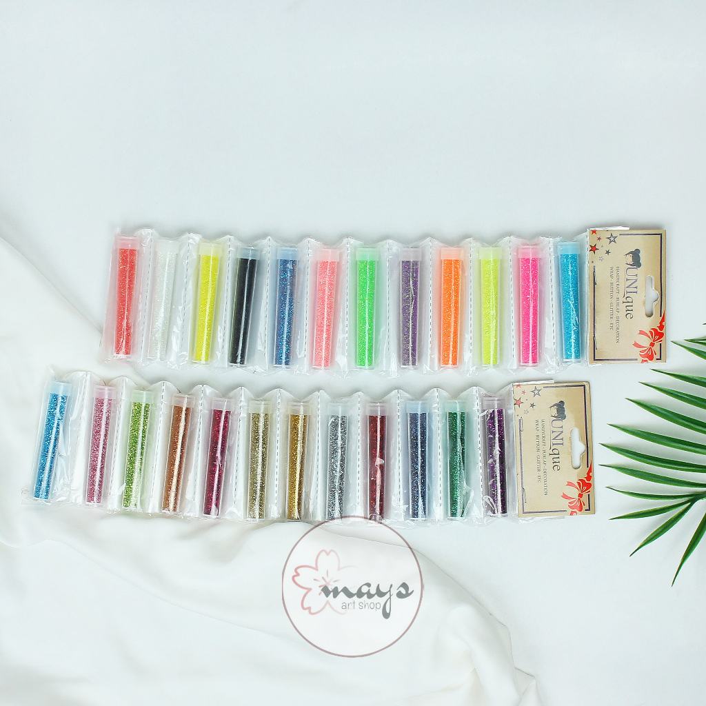 Glitter Bubuk / Glitter Powder / Serbuk Gliter Fluorence Glossy Bling Murah / Hiasan Akrilik Mahar S