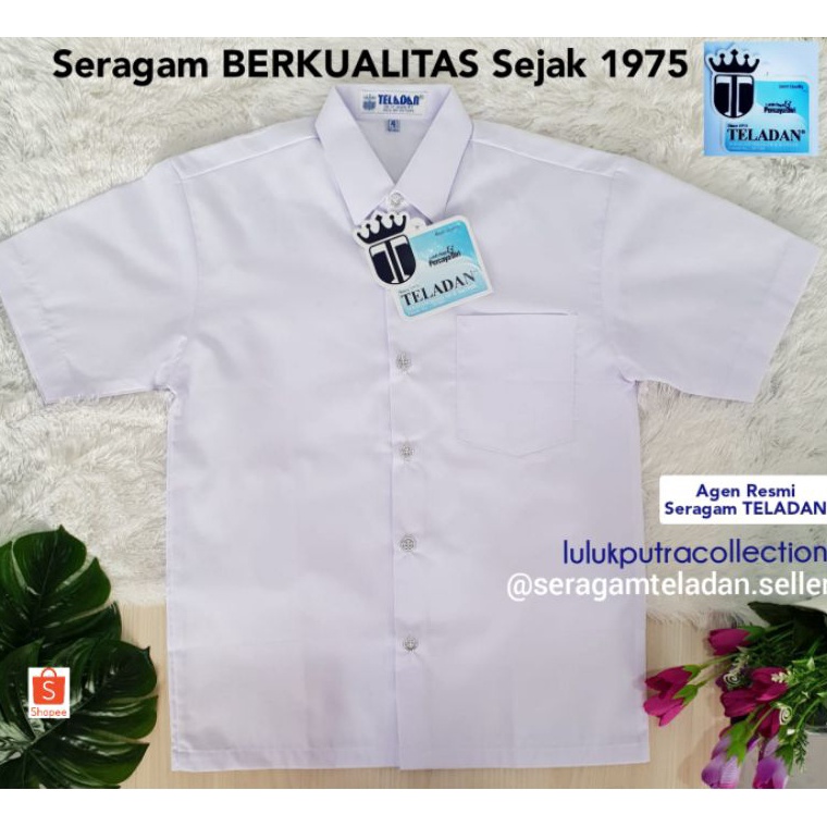 

KODE T96C Seragam TELADAN Kemeja Putih Lengan Pendek SD SMP SMA Seragam Sekolah TELADANSeragam SD SMP SMAHEM PUTIH LENGAN PENDEKSERAGAM SD SMP SMAKemeja Putih Polos