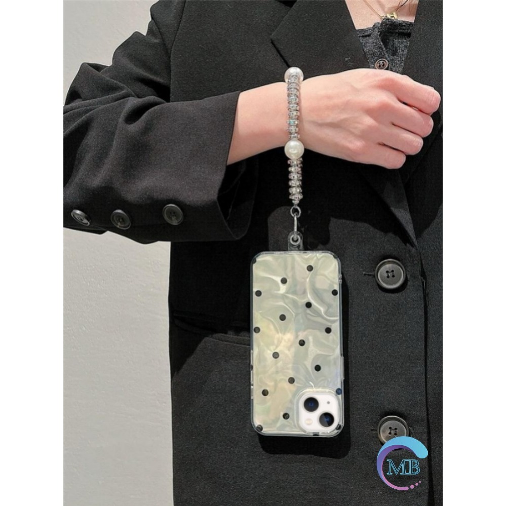 SS912 New Ripple Polkadot Hologram Case Hardcase Casing Hp compatible For OPPO A60 A71 A74 A95 A9 A5