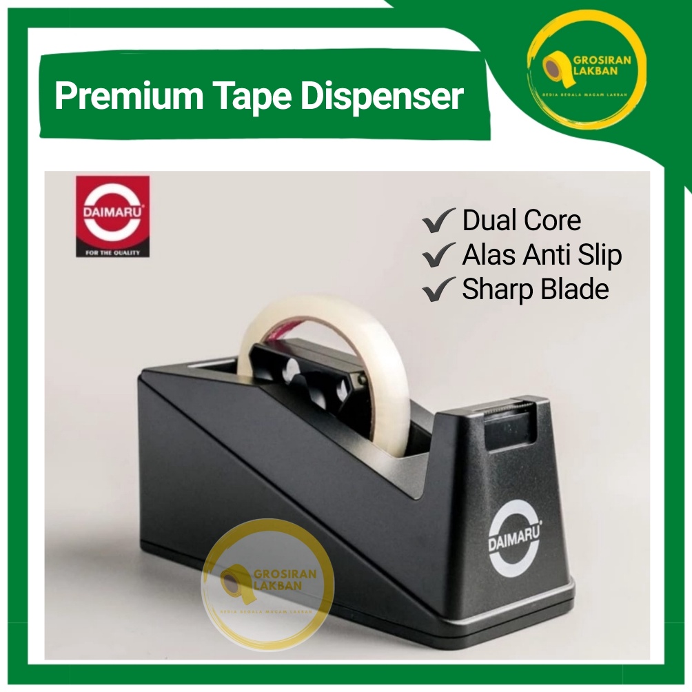 

Tape Cutter Dispenser Meja Premium Daimaru Pemotong Isolasi 12mm 24mm dan Mini Selotip KODE F1L8