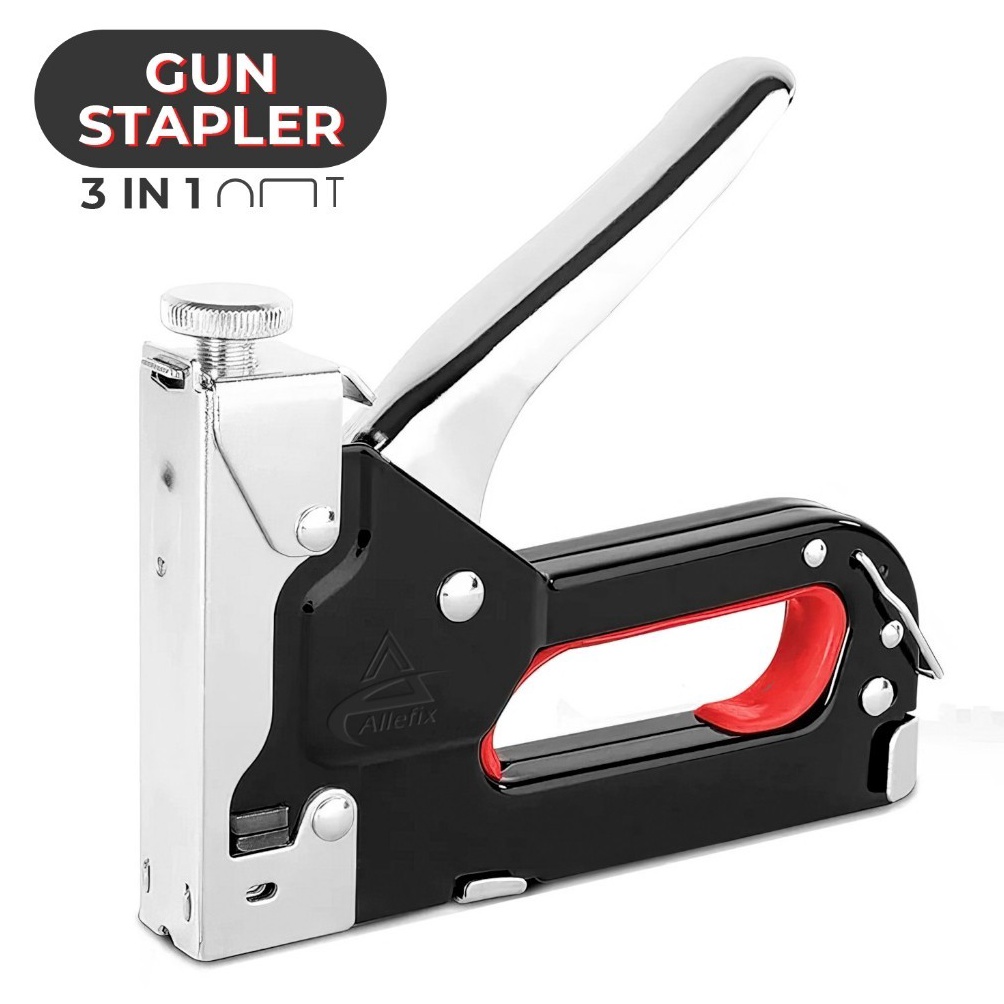 

Stapler Tembak Gun Tacker Alat Staples dan Paku Tembak 3in1 Multifungsi 6684 KODE O2S9