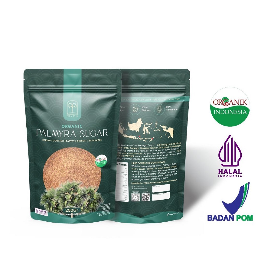 

PALMYRA PALM SUGAR GULA LONTAR ORGANIK 250 GRAM