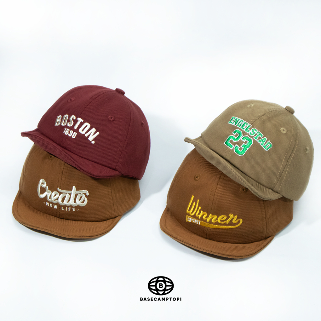 1-4 TAHUN TOPI ANAK LAKI LAKI PEREMPUAN BASEBALL ANAK VISOR PENDEK KEKINIAN MOTIF LUCU