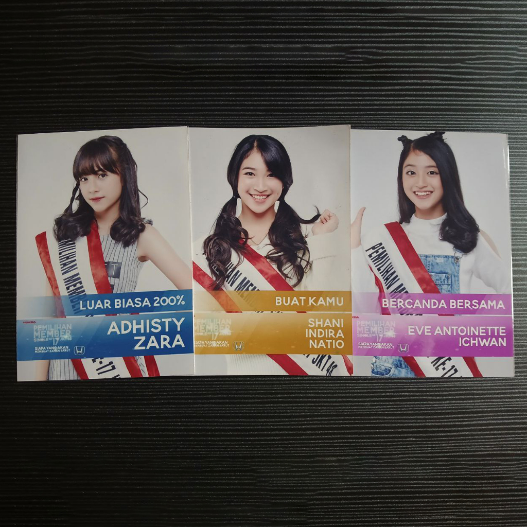 Photopack PP JKT48 SSK Senbatsu Sousenkyo Single ke 17 Campaign | Shani Zara Eve