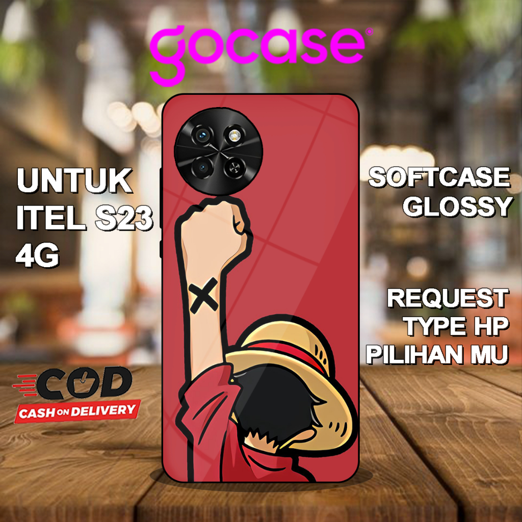 Go Case ( AG 8 ) Sofcase Glossy Untuk ITEL S23 4G l ITEL S23+ PLUS S2MOTIF ABSTRAK ANIME ASTETIC CAS