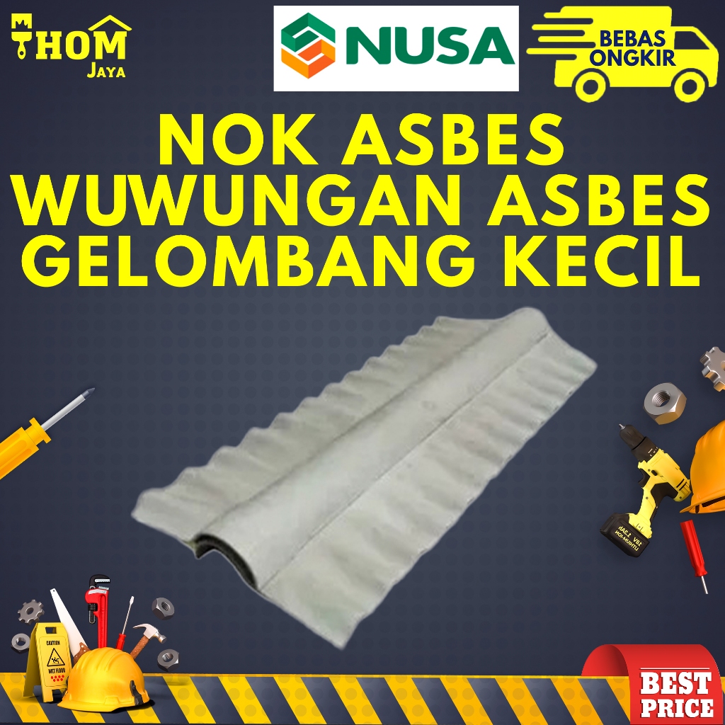 NOK ATAP ASBES / WUWUNGAN ASBES - 1 PASANG - NUSABESS