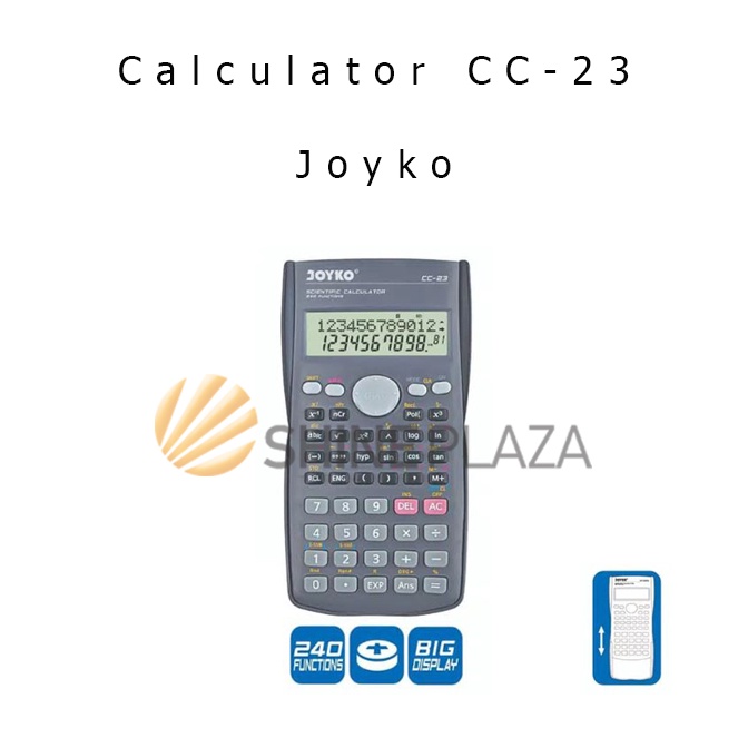

Calculator Scientific Joyko CC23 Kalkulator Joyko Scientific CC23 KODE D7X9