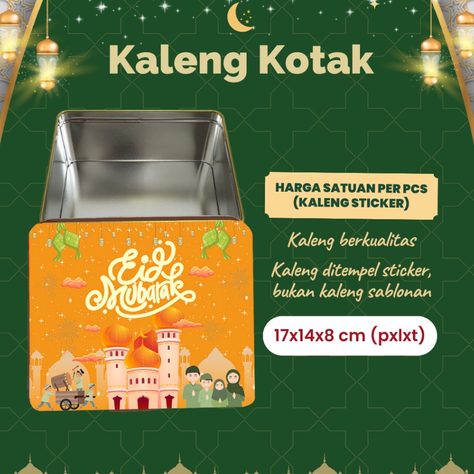 

FG2 Dus Lebaran Idul Fitri 17x14x8 cm Box Hampers Mubarak Kue Kering Wadah Yellow Dus Hampers Cookies Tempat Penyimpanan by Hapunni Collection