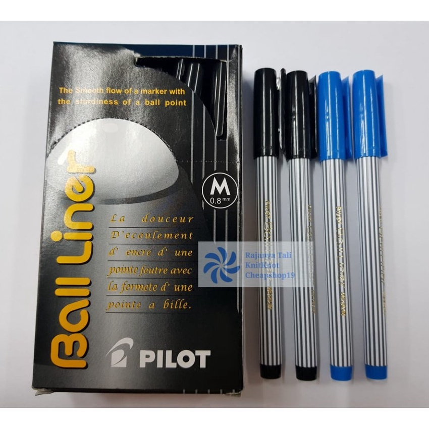 

KF7 Ballpoint Pilot Ball r warna HitamBiru PILOT