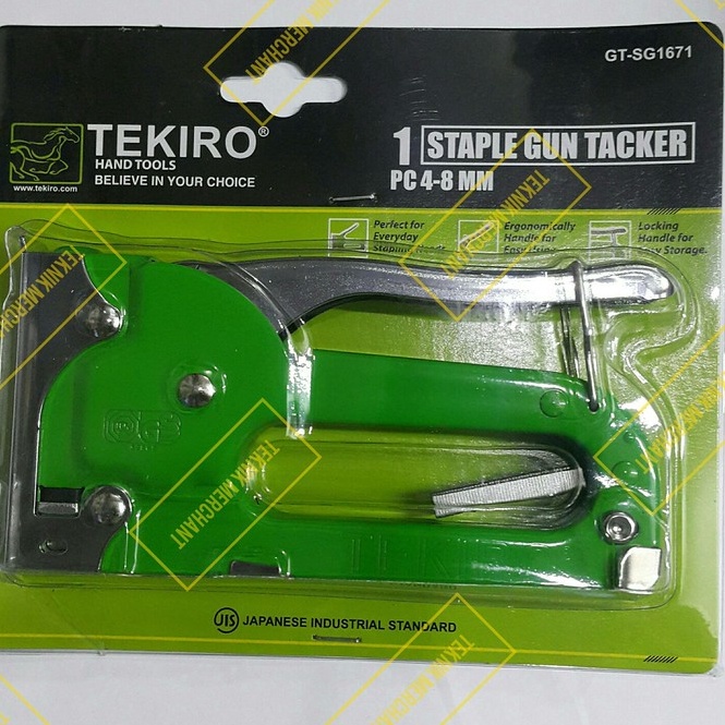 

Tekiro Staple Gun Tacker 48mm Staples tembak gun Taker Stapler tembak KODE N2V9