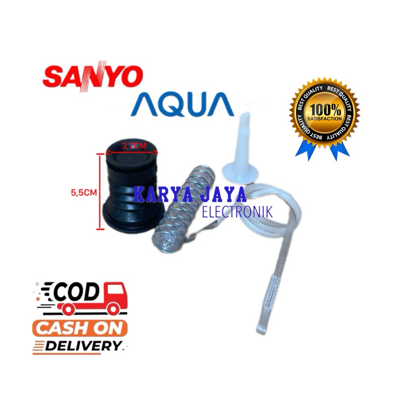 1 Set Seal karet pembuangan mesin cuci sanyo AQua 2 Tabung