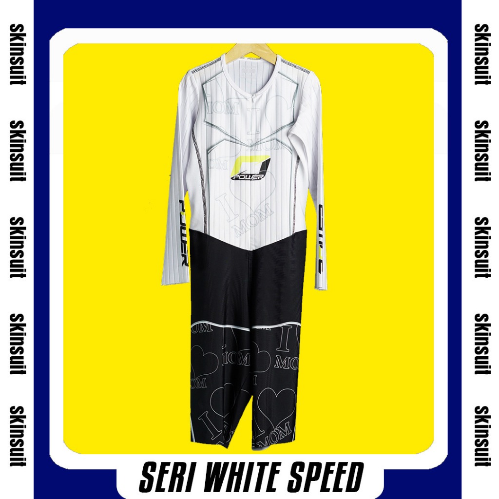 Skinsuit Power Apparel Inline Skate Jersey Skinsuit Sepatu Roda