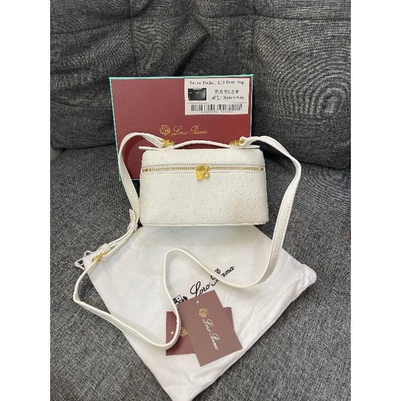 LP ostrich Togo Leather (kulit jeruk) tas wanita slempang