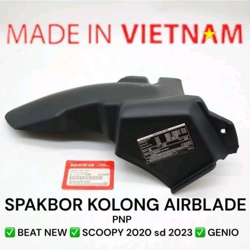 PROMO hugger airblade beat 2020 -2024 spakbor kolong beat scoopy