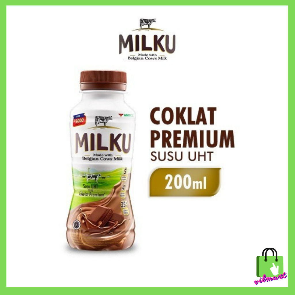 

Milku Susu UHT Coklat Premium 200 ml