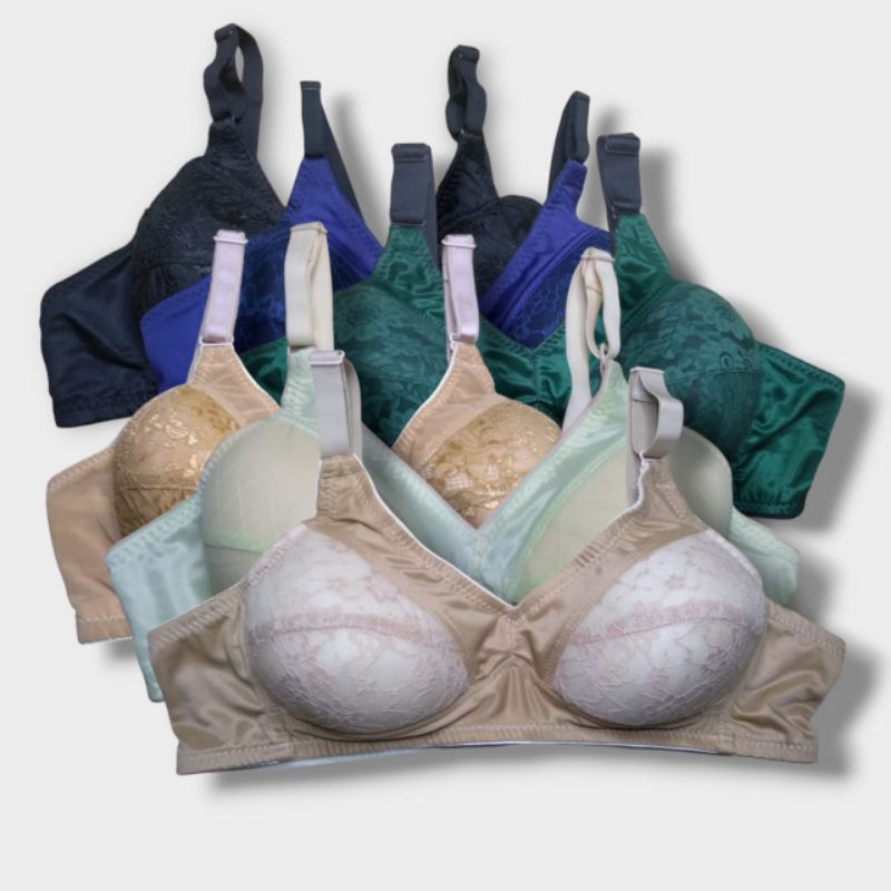 Bh Jumbo | Bra Jumbo | Bra Wanita | Bra Brokat | Bra Busa Tipis | Bra Tanpa Kawat