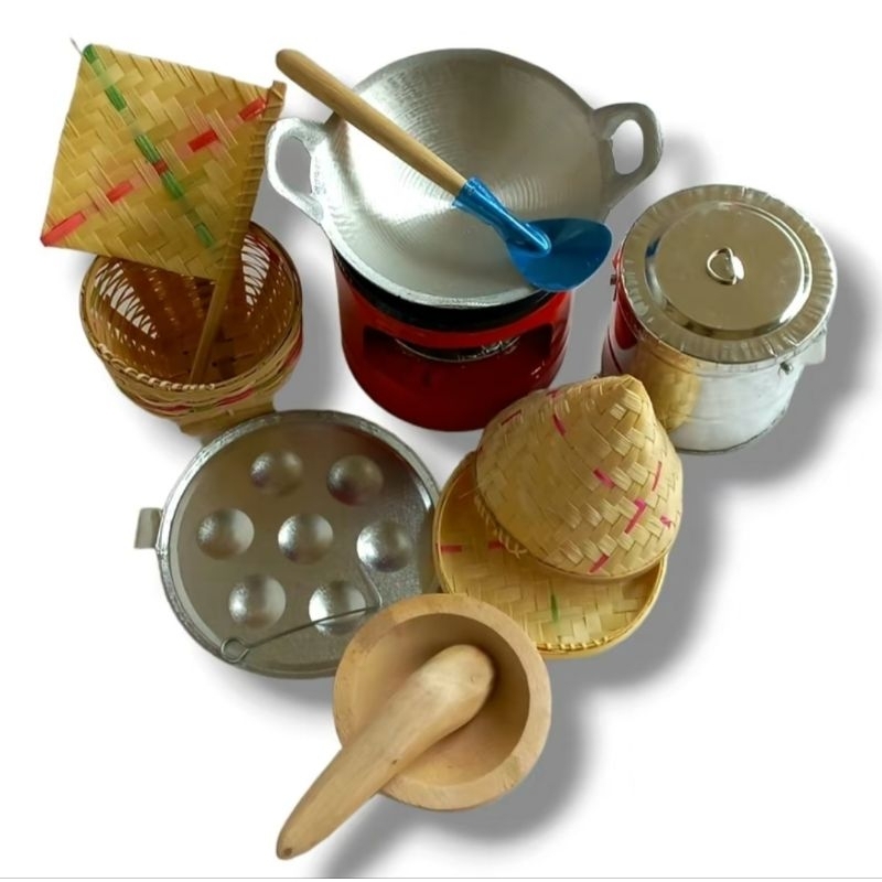 Mainan Masak Masakan Mini Anak Paket H Kompor Gratis Sumbu