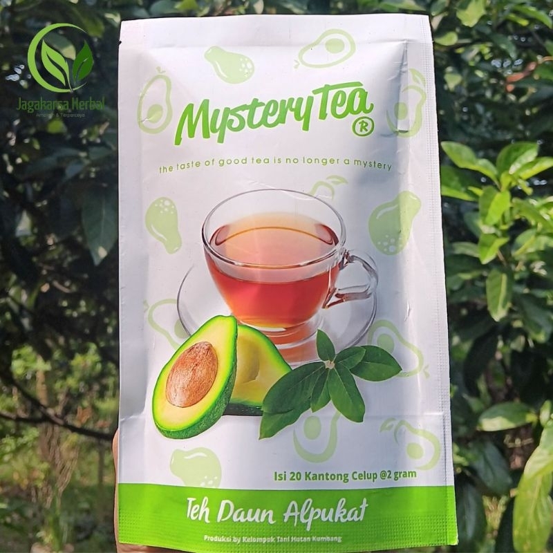 

Teh Herbal Daun Alpukat Organik | "Mystery Tea" Teh Celup Herbal Daun Alpukat 100% Alami isi 20 Kantong