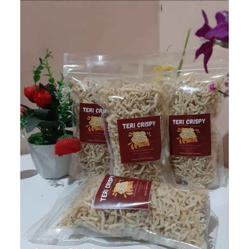 

Teri crispy Super Premium&baby teri khas Sumenep kmsn 100gr