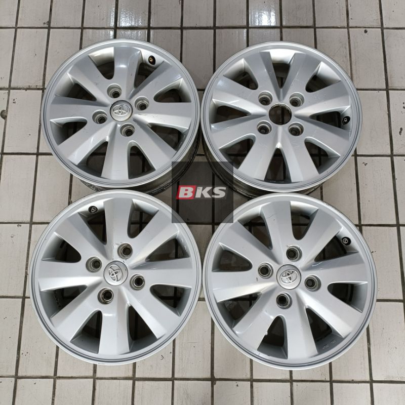 Velg Mobil Second Oem Avanza Ring 15 Lebar 5 Pcd 4x114.3 Et45