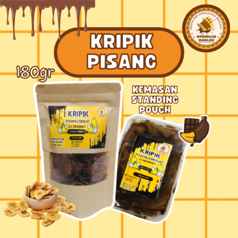 

Kripik Pisang Cokelat Lumer Krispy [WAJIB Tambah Extra packing]