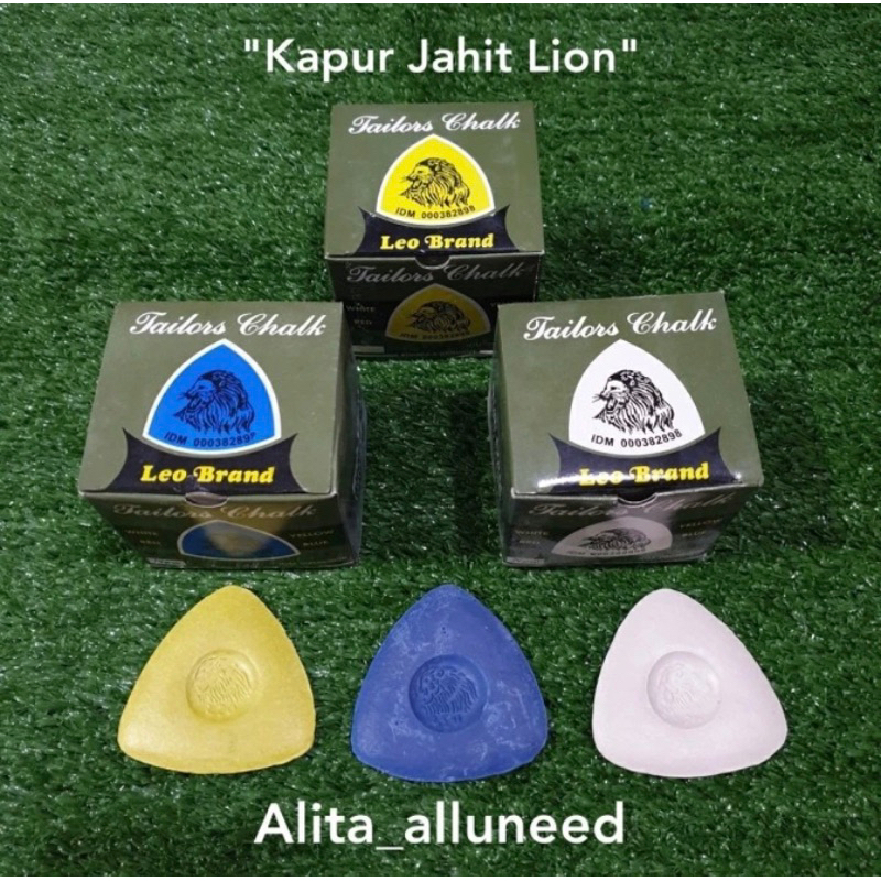 Kapur Jahit Lion/ Kapur Lion/ Kapur Jahit Merek Lion/ Kapur Jahit Cap Singa/ Kapur Leo Brand (1 Pcs)