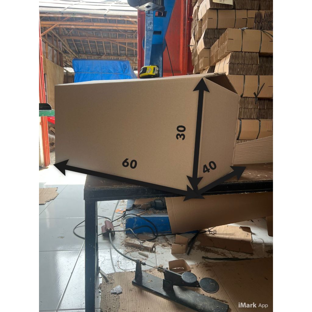 

Kardus baru uk 60x40x30cm