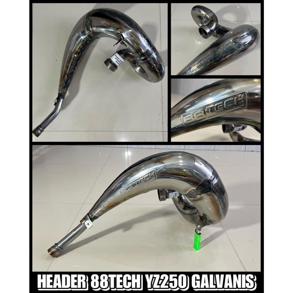 Header Knalpot 88Tech YZ250 Galvanis