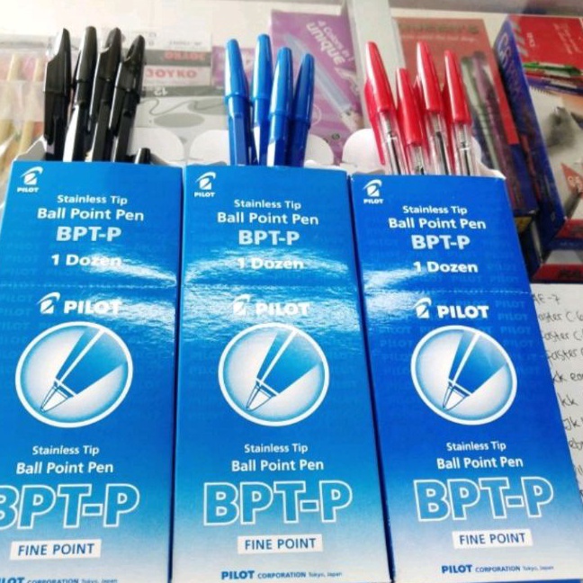 

Gila Pulpen Pilot BPTP Fine point 7mm 1pak12pcs
