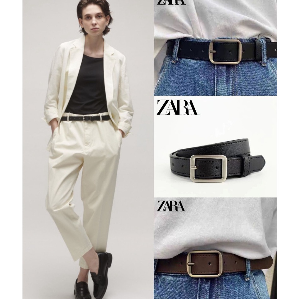 Zara Leather Belt  Fashion Branded