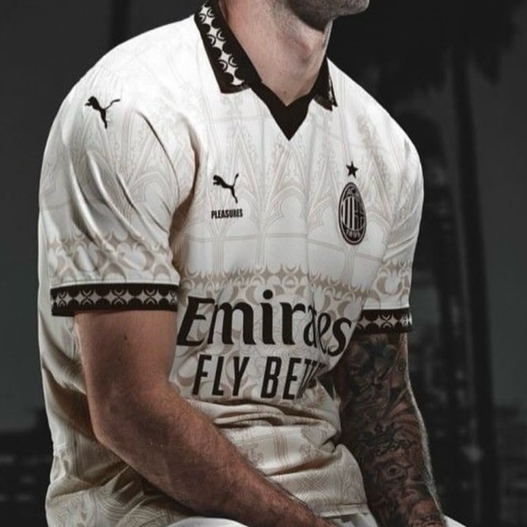 KODE F25L PREMlUM JERSEY AC MILAN 4TH KREM 223224 GRADE AAA ORlGINAL