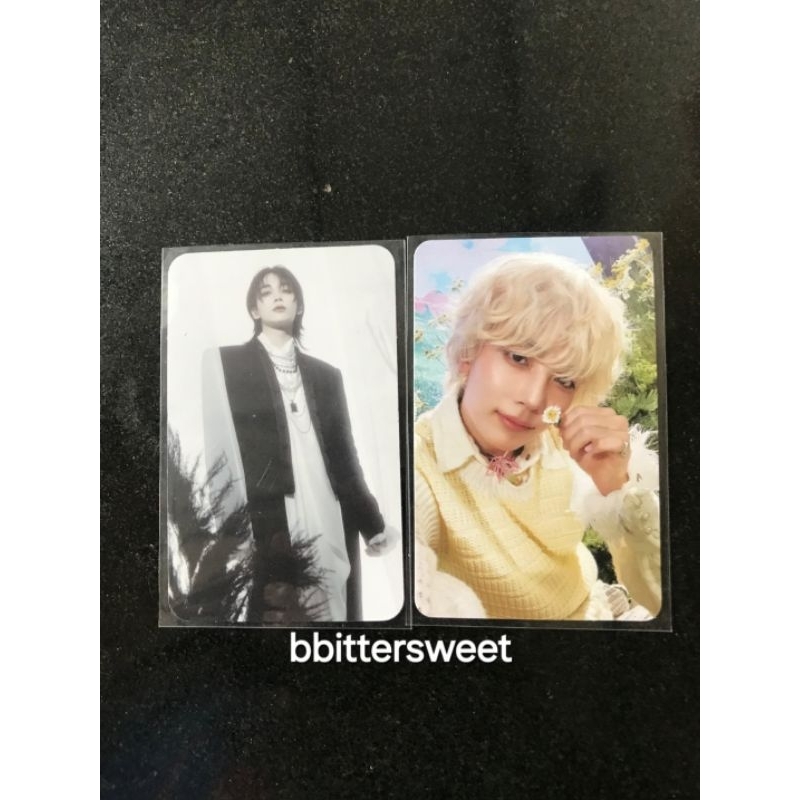 [READY STOCK] PC set Jeonghan blonde this man album pob weverse