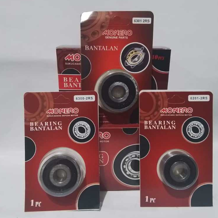 (10 Pcs) Bearing Monero / SS / BAHT 6201 6300  6301 Bantalan Roda