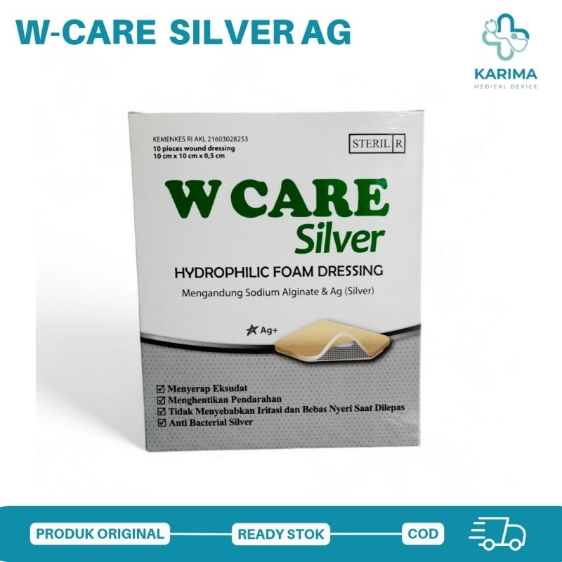 W CARE SILVER AG FOAM DRESSING