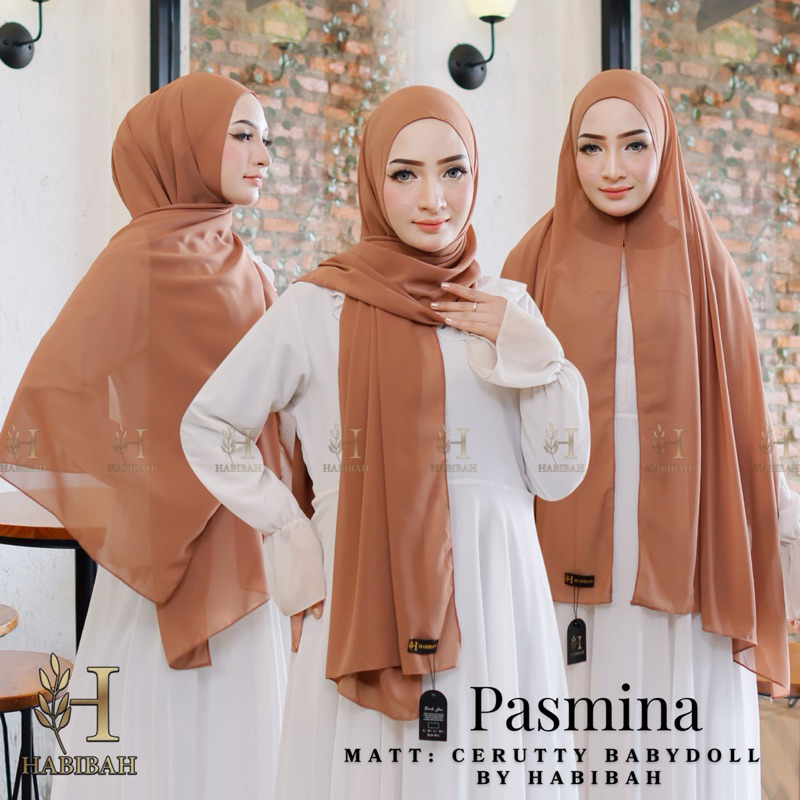 pasmina instan | hijab instan |habibah hijab pasmina| kerudung instan viral | pasmina cerutty |cerut