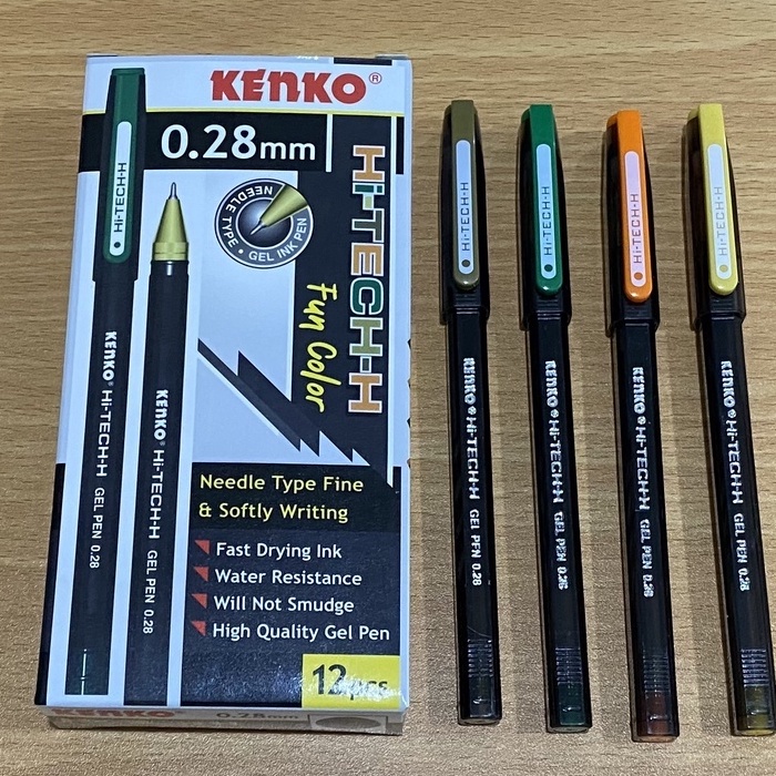 

Gila Pen Hitec Kenko 28 Fun Color Per Lusin