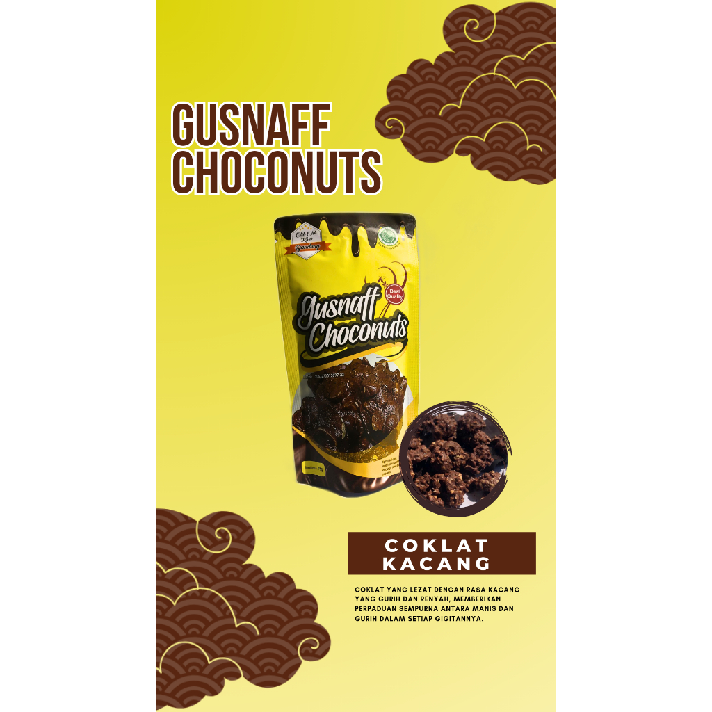 

Choconuts Gussnaf . Coklat Oven Renyah