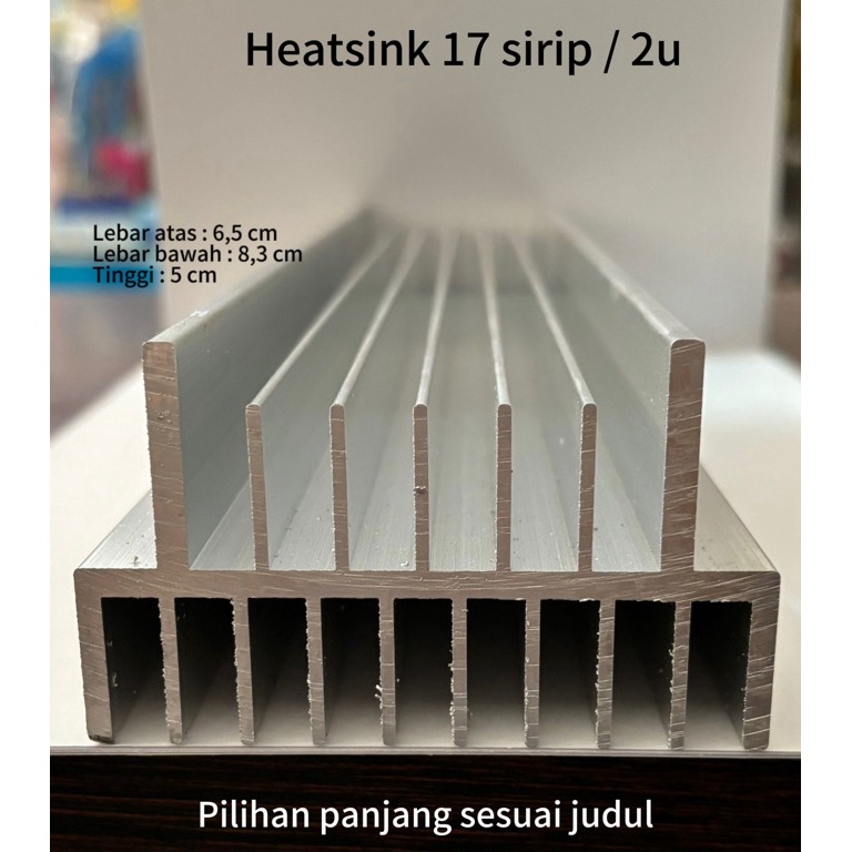 KODE J97C Heatsink 2u 17 sirip 3 cm  Pendingin Heatsink 2U 3 cm 17 sirip
