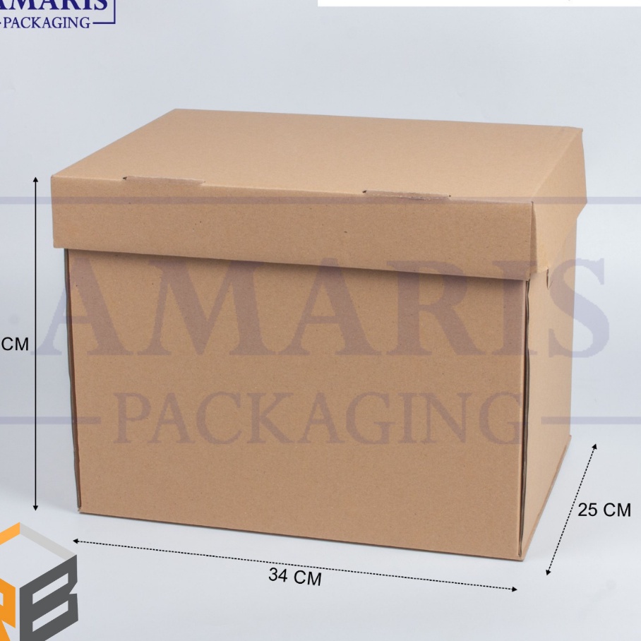 

HJ6 Kardus Die Cut Kotak Arsip Box File Uk 34 x 25 x 26cm Isi 5 Pcs DK16 Amaris Packaging