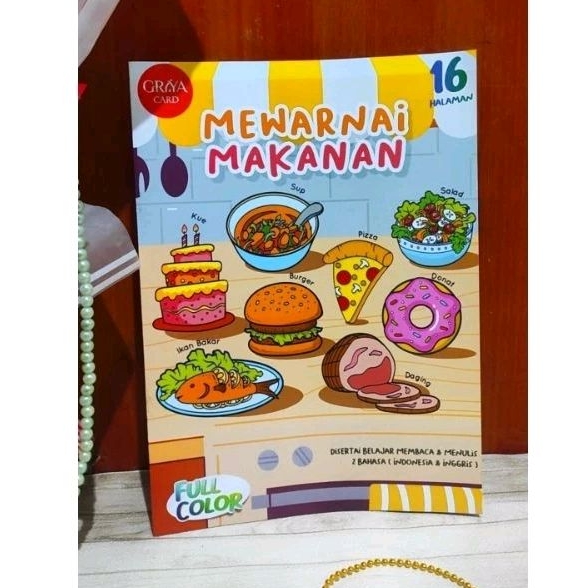 

Buku Mewarnai Gambar Tema makanan ARShoop Samarinda
