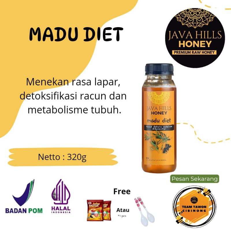 

MADU DIET JAVA HILLS HONEY 100% ASLI