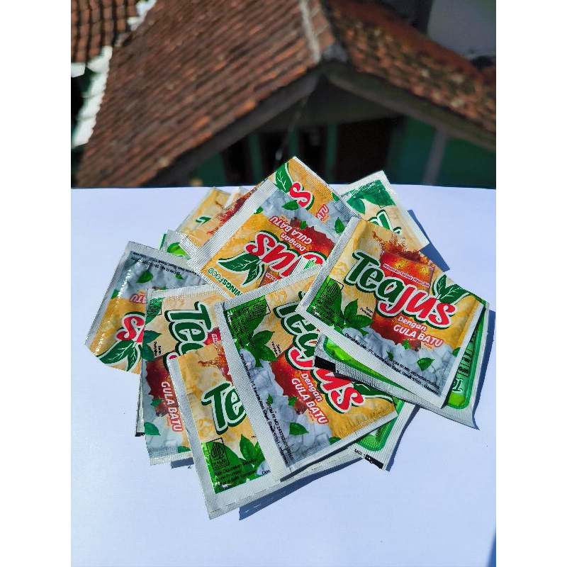 

TERMURAH Bungkus Tea Jus Gula Batu Bekas 100 pcs Bahan Kerajinan Tangan Prakarya Eco Brick