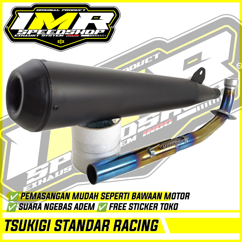 KNALPOT TSUKIGI STANDAR RACING ASTREA GRAND PRIMA STAR IMPRESSA LEGENDA