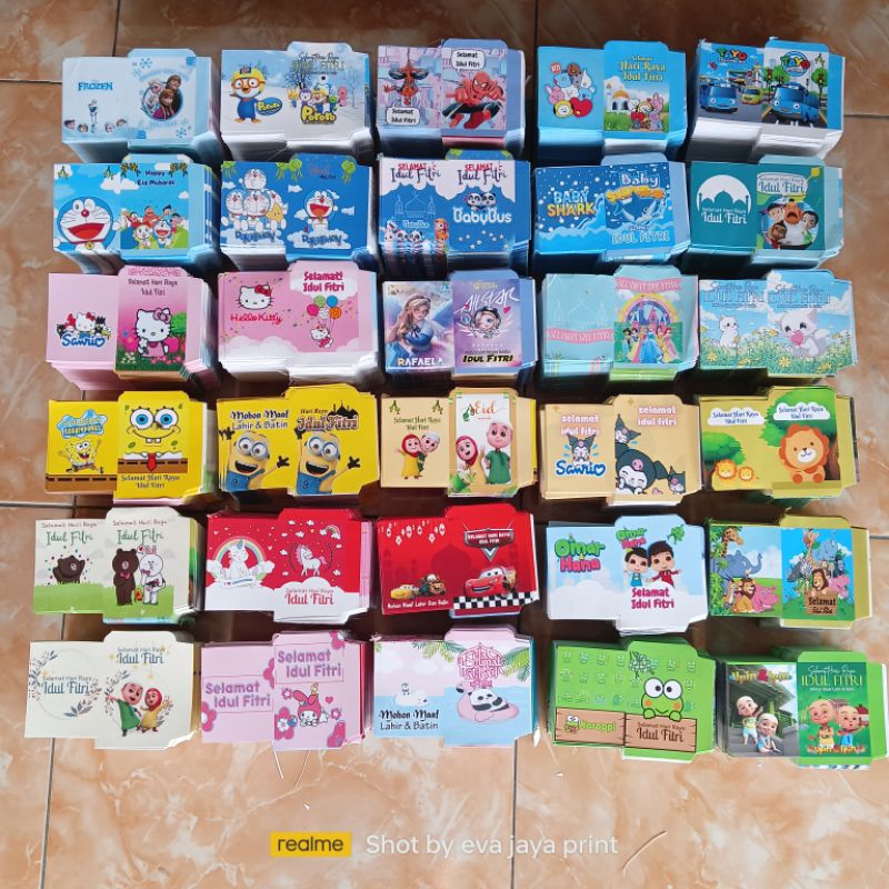 

1000 LEMBAR AMPLOP MINI KARTUN GLOSSY