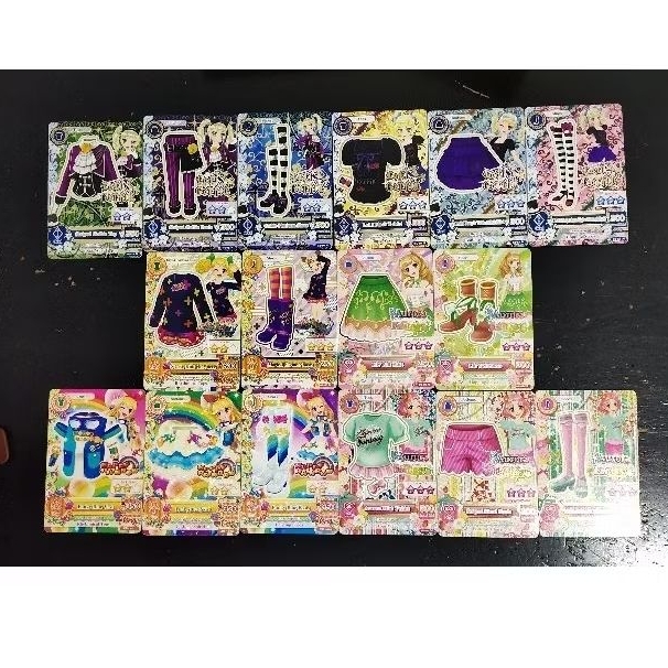 [ORIGINAL] Aikatsu Brand Card Set Fashion Game Arcade Murah Asli LoLi Gothic Magical Toy Aurora Fant